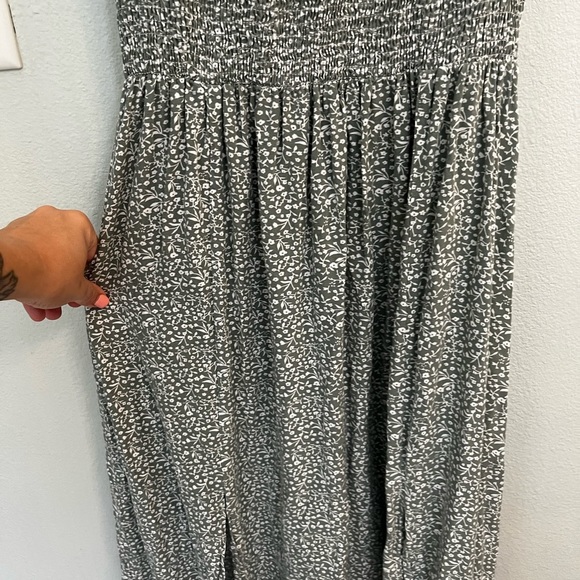 Floerns Women's Boho Floral Print Off Shoulder Split Long A Line Dress - Picture 5 of 13